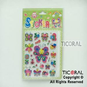 STICKER MARIPOSAS (14X19CM) HS5653-5 x 12